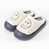 Winter Women Men Slippers Indoor Flip Flops Warm Cartoon Fashion Silent Non-Slip Home Couples Shoes Slides Flat Casual