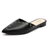 Women Mules Designer Pointed Toe Summer Ladies Fashion Slippers New Comfort Solid Slides Female Outside Beach Shoe