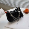 Fashion Simple Shoulder Bag PU Waterproof Underarm Bag Women Multi-colored Butterfly Chain Bag