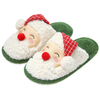 Women Men Winter Warm Home Slippers Children Indoor Shoes Cartoon Santa Claus Slip On Soft Flats Slides For Christmas