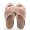 Furry Women Winter Female Warm Slippers Candy Color Indoor Outdoor Home Slippers Wear Thick Leisure Fashion Cross Cotton 