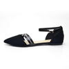  Summer Quality Back Strap Empty Back Women Sandals Pointed Heel Shoes Solid Color Lady