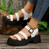 Open Toe Women's Sandals Summer Fashion Breathable Comfortable Sandals Women Wedge Buckle Female Footwear
