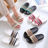 Fashion Black Slippers Women Thick Platform Indoor Slipper Women Soft PVC Anti-slip Home Floor Slides Ladies Summer Shoes
