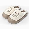 Winter Women Men Slippers Indoor Flip Flops Warm Cartoon Fashion Silent Non-Slip Home Couples Shoes Slides Flat Casual