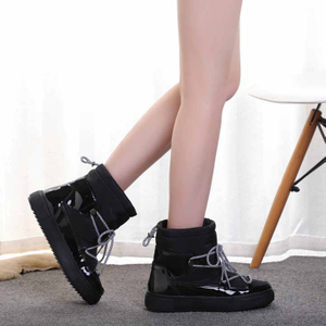Women Winter Boots Ladies Snow Boots Lace Up Female Ankle Boots Plush Fur Shoes Warm 