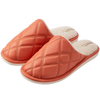 Fashion Winter Warm Leather Slippers Women Short Plush Slides Waterproof Slippers Men Winter Home Soft Comfortable Indoor 
