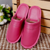 Winter Indoor Women Slippers Home Non-Slip Couple Men's Warm Cotton Ladies Thick-Soled Leather Waterproof Shoes