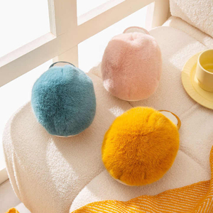 Autumn winter simple fashion plush slippers home wear warm big head women's cotton slippers