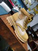 Fashion Winter Rubber Sole Boots For Women Winter Shoes Solid Martin snow Boots Genuine Leather