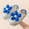 Winter Waterproof Women Indoor Home Shoes Warm Plush Eva Thick Sole Slippers