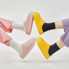EVA hot autumn winter non-slip lovers home thick bottom indoor plush waterproof cotton slippers female warm garden clog