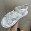 Fashion Women's Summer Sandals New Casual Flats Strap Peep Toe Beach Comfortable Roman Walking Shoes