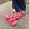 Summer new style women's slippers outdoor cross thick-soled beach sandals casual platform women's shoes