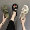 New Fashion Female Beach Summer Thick Platform Slippers Women Wedges Non-slip Soft Sandals Home Slides