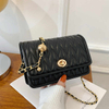 Fashion Summer Chain Crossbody Bags Diamond Designer Women Pu Leather Square Handbags For Ladies