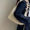Pleated Women PU Cloud Bags Leisure Hand Bags Armpit Shopping Shoulder Bags Female 