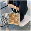 Bear Linen Tote Bag Female Outing Handbag Internet Celebrity Ins Japanese Small Shoulder Bag Student 