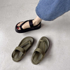 Wholesale spring summer new Korean style women platform sole fashion casual flip-toe sandals