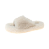 Women's Flat Shoes Female Lady Fur Slides Soft Plush Cotton Indoor Winter Home Slippers 