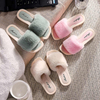 House Slippers For Women Cotton Warm fur Slippers flat Shoes 