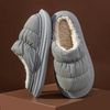 Women Warm Plush Home Slippers Anti Slip Autumn Winter Shoes Indoor House Floor Soft Silent Slides for Bedroom 