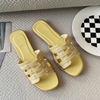 Summer Slippers Women Flat Luxury Outdoor Beach Flip Flops Female Sandals Trend Brand Design Slides Shoes Woman