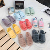Autumn Winter Plush Women Sandals Soft Comfortable Casual All-matched Strap Home Slippers Outdoor Flat Non-slip 