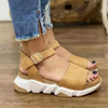 Women Summer Shoes Fish Platform Sandals Wedge Ladies Casual Shoes