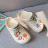  Summer Female Sandals Ladies Garden Shoes Flat Mules Clogs Bottom Cartoon Cloud Beach Slippers
