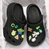 Women's Platform Sandals Slide Garden Shoes Lady Wedge Clogs Mules Animals cartoon 