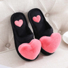 Women Winter Heart Shoes Woman Slides Plush Home Slippers Ladies Indoor House Winter Warm Fur Slippers