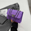 Fashion Summer Chain Crossbody Bags Plaid Designer Women Shoulder Bag Pu Leather Square Handbags For Ladies