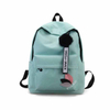 Canvas Backpack Student Schoolbag Large Capacity Outdoor Children's Bags Thin Light Fashion Backpacks