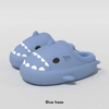 Home Slippers Winter Household Cartoon Shark Kids Slippers Indoor Waterproof Thick Bottom Man Plush Slipper