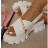 New Summer Women Sandals Wedge Platform Casual High Heels Ladies Shoes Outdoor Beach Peep Toe Sandalias