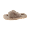 Women's Flat Shoes Female Lady Fur Slides Soft Plush Cotton Indoor Winter Home Slippers 