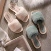 House Slippers For Women Cotton Warm fur Slippers flat Shoes 