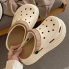 Women Cushion Sandals Slides Garden Adult Clogs Soft Platform Outdoor Beach Shoes Summer Heel 