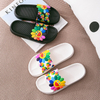 Novelty Women Men Slide Flat Sandals Platform Slippers Summer Beach Travel Fashion sunshine 