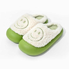 Winter Women Men Slippers Indoor Flip Flops Warm Cartoon Fashion Silent Non-Slip Home Couples Shoes Slides Flat Casual