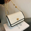 Fashion Summer Chain Crossbody Bags Diamond Designer Women Pu Leather Square Handbags For Ladies
