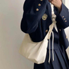 Pleated Women PU Cloud Bags Leisure Hand Bags Armpit Shopping Shoulder Bags Female 