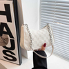 Fashion Shoulder Bags Women's Subaxillary Bag Design Advanced Texture Armpit Handbags Purses Crescent Saddle Bag