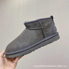 Women's New Brand Flat Heel Short Barrel Snow Boots Women's Autumn/Winter Thickened plush Warm Cotton Shoes Snow Boots