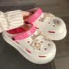 Women Cushion Sandals Slides Garden Adult Clogs Soft Platform Outdoor Beach Shoes Summer Heel 