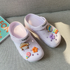  Summer Female Sandals Ladies Garden Shoes Flat Mules Clogs Bottom Cartoon Cloud Beach Slippers