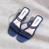 Casual Chunky Sandals Women Mid-heel Sandals Summer New Fashion Square Toe Sandals