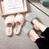House Slippers For Women Cotton Warm fur Slippers flat Shoes 