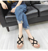 Fashion women flat thong sandals lady summer new beach flat sandals daily comfortable